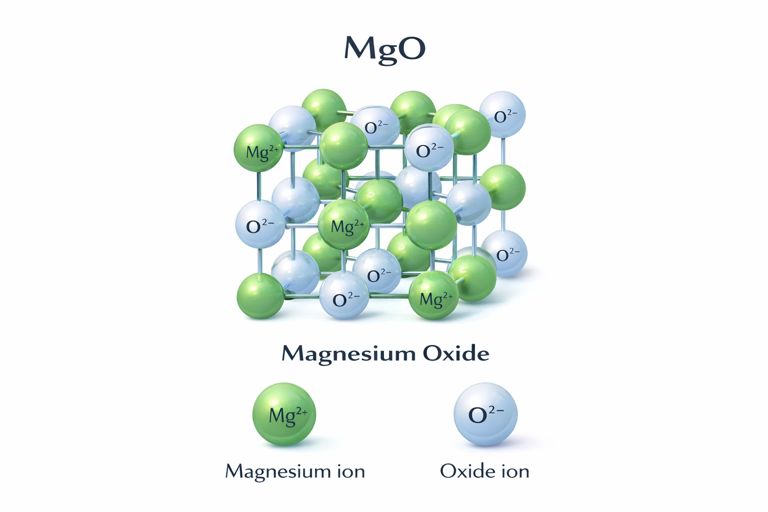 What is the correct name of MgO?
