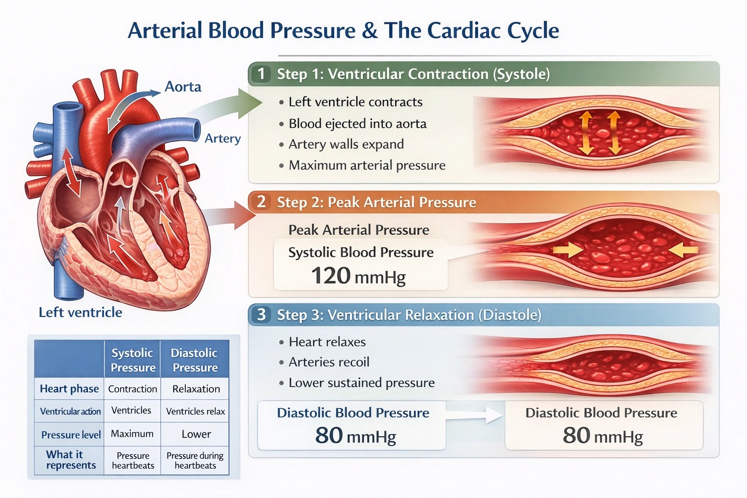 A man has a blood pressure of 142/78. The 142 is indicative of