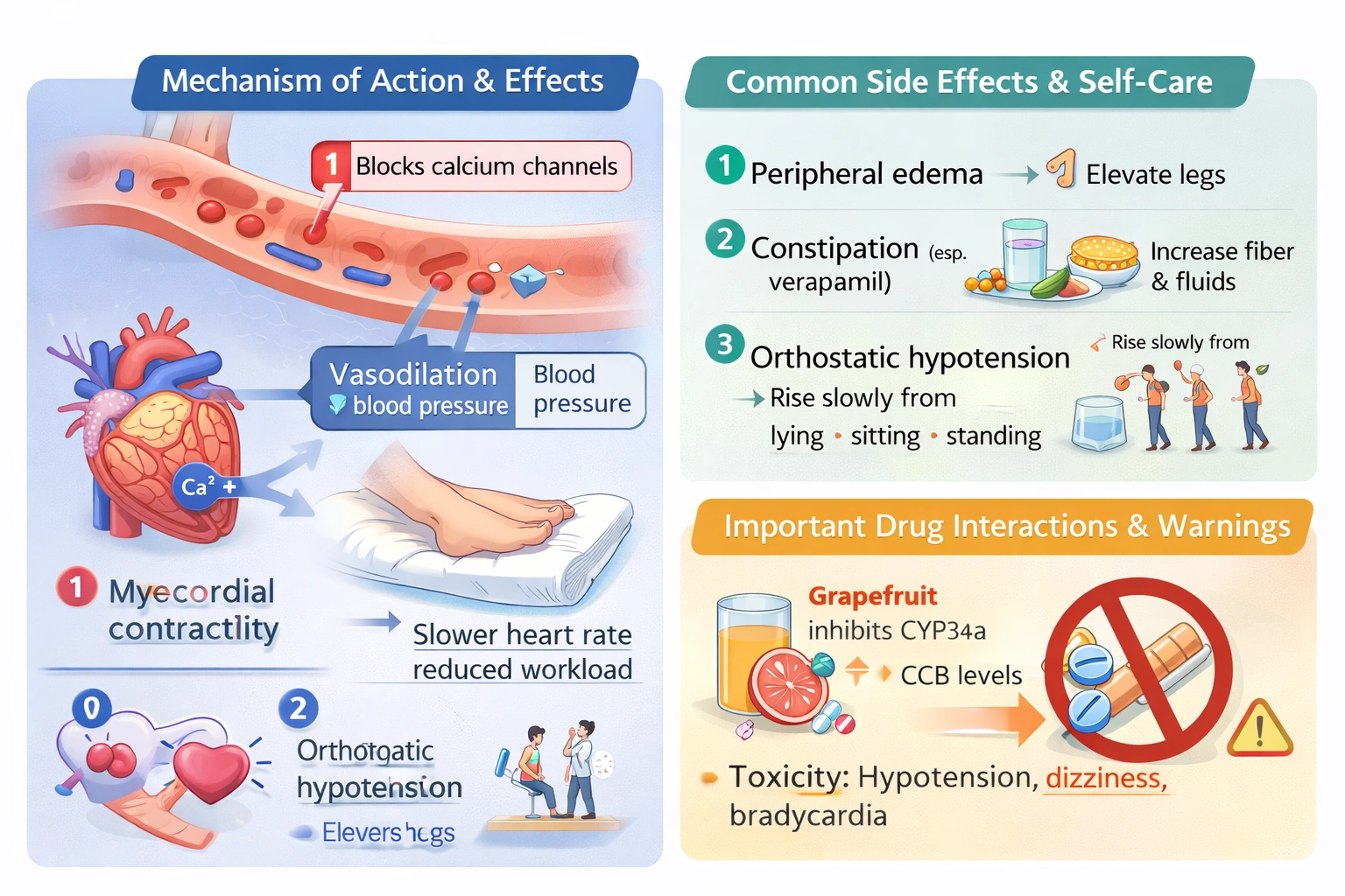 Which of these comments by a client taking a calcium channel blocker would indicate the need for additional teaching?