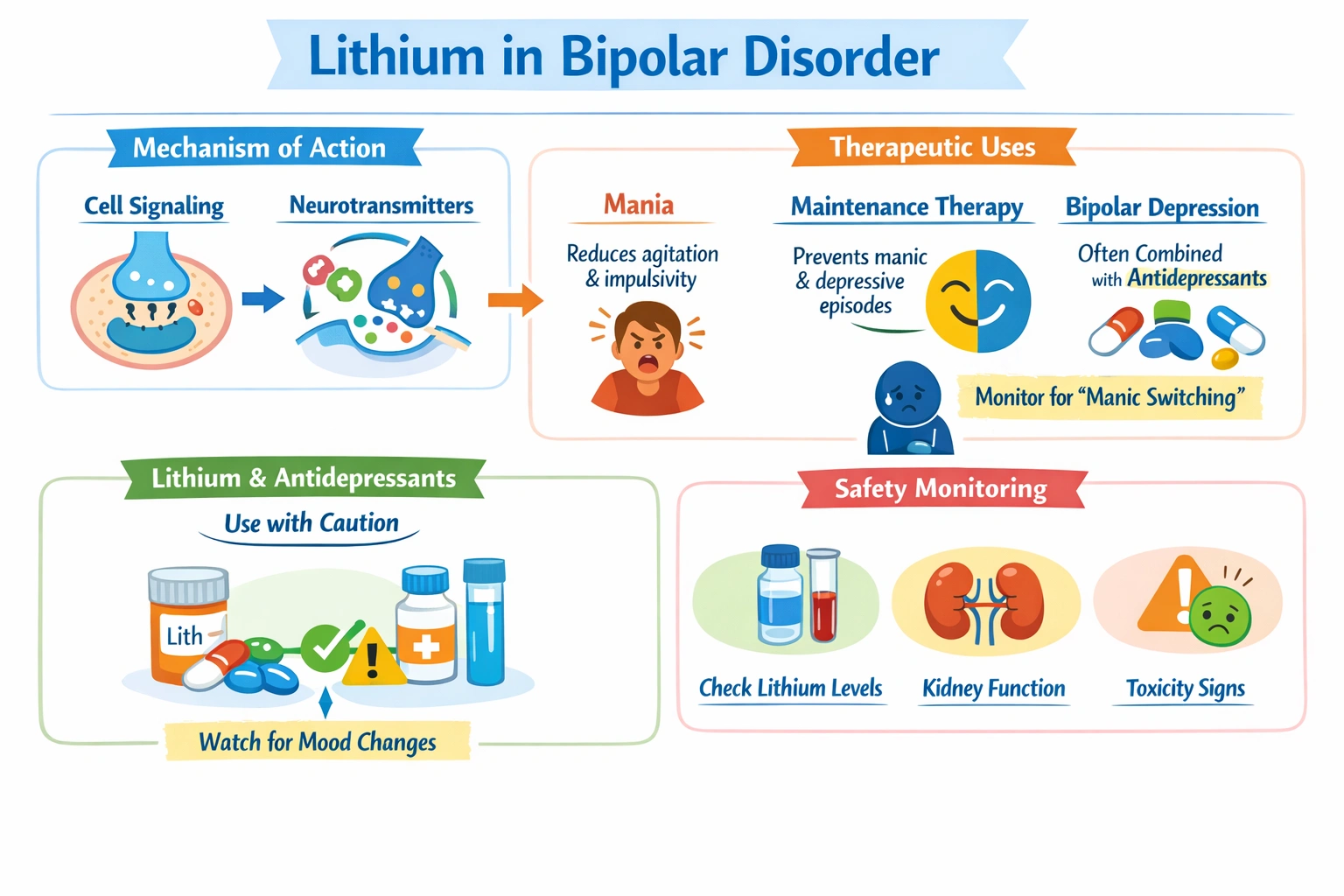 A nurse is caring for a client who was recently started on lithium and is training a new nurse. What comment by the new nurse would require further teaching?