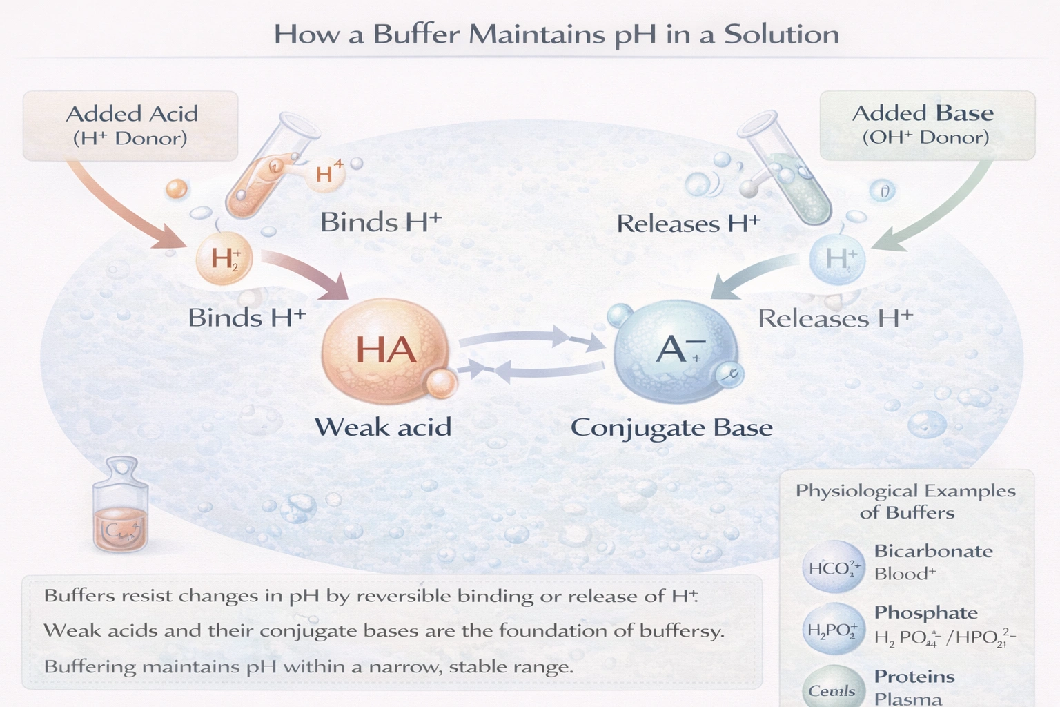 A (An) __________ is a molecule that tends to either bind or release hydrogen ions in order to maintain a particular pH.