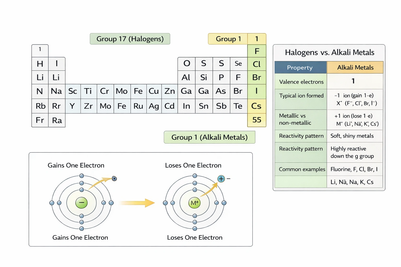 Which of the following elements are not halogens?