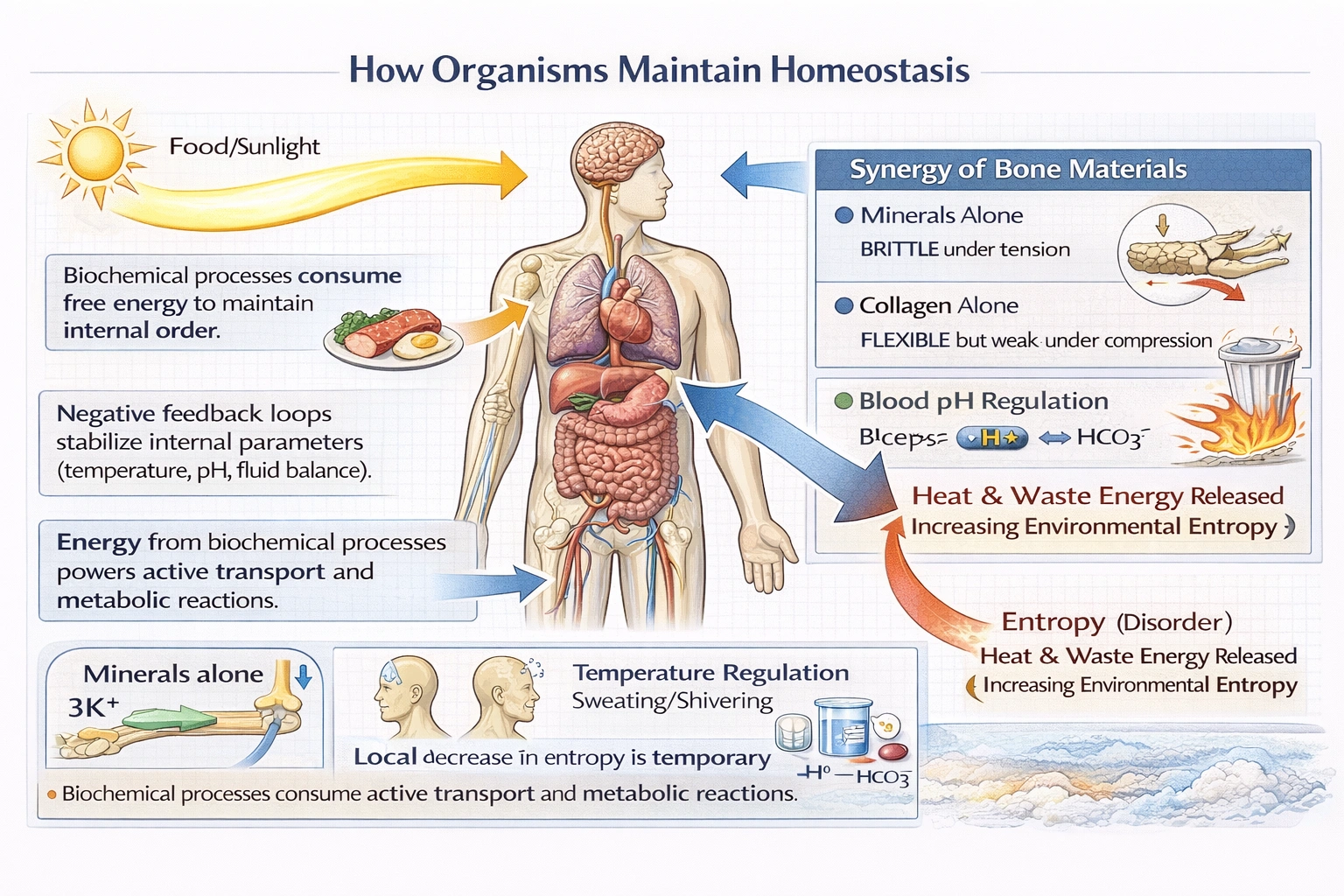 How do organisms maintain homeostasis?