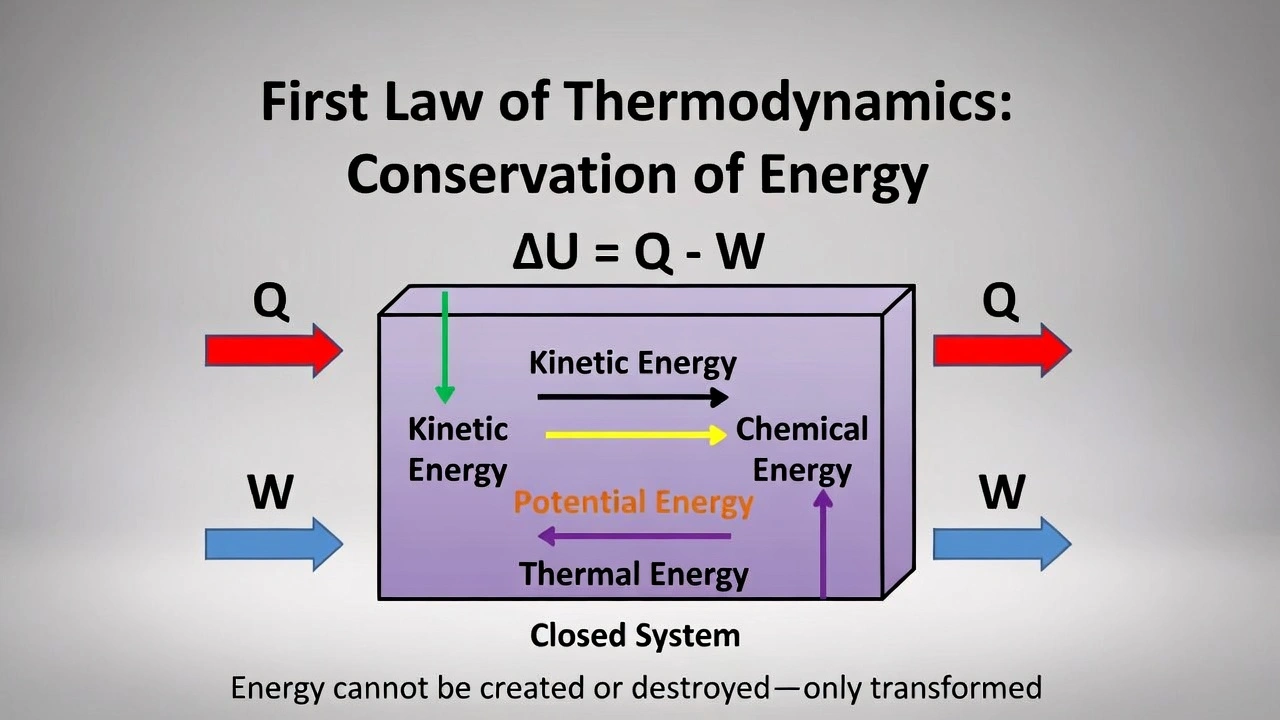 Which law of classical thermodynamics states that energy can neither be created nor destroyed?